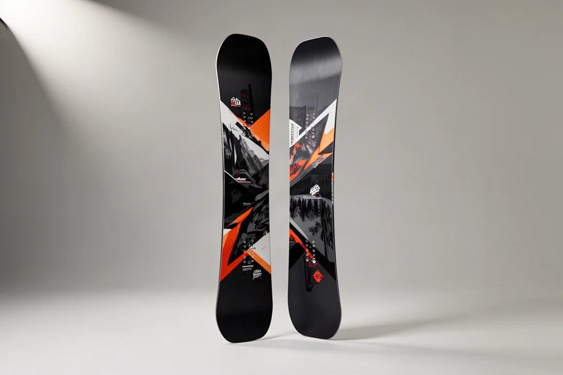 Public Statement Lemons Pro 雪板直立展示傳統 Camber 弧度