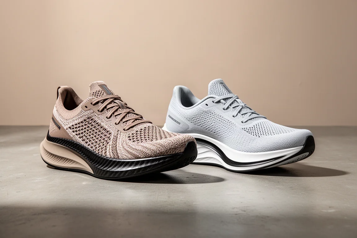 Puma Deviate 3 and Deviate Elite 3 running shoes side by side on concrete