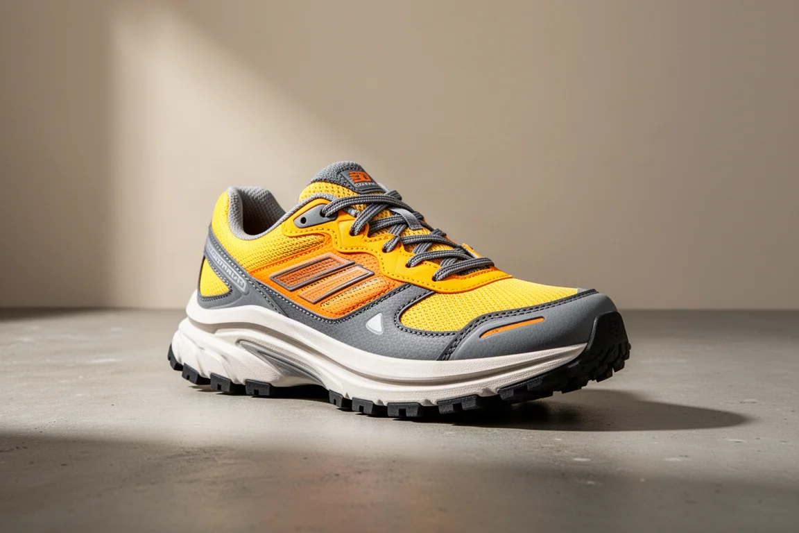 Puma Deviate Nitro running shoe on a matte concrete surface