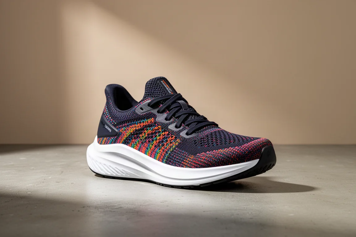 Puma Deviate Nitro 4 running shoe on a matte concrete surface