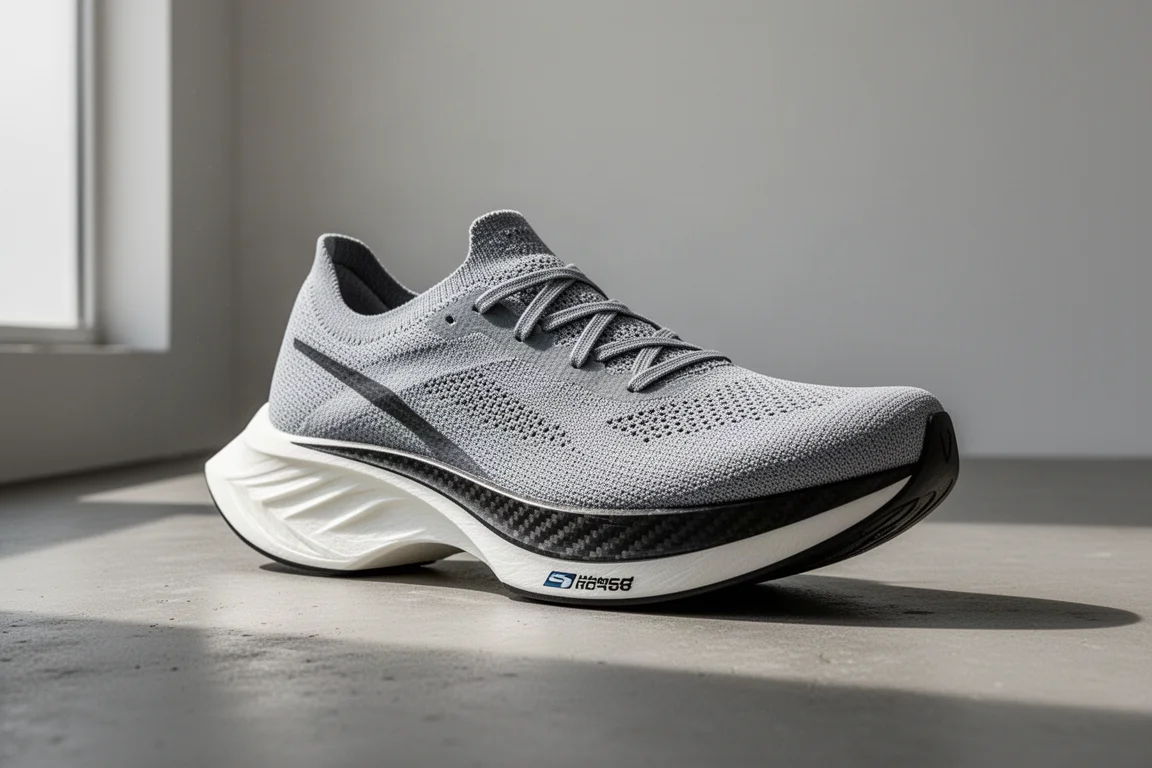 Puma Deviate Nitro Elite 3 racing shoe at a three-quarter angle on a concrete surface