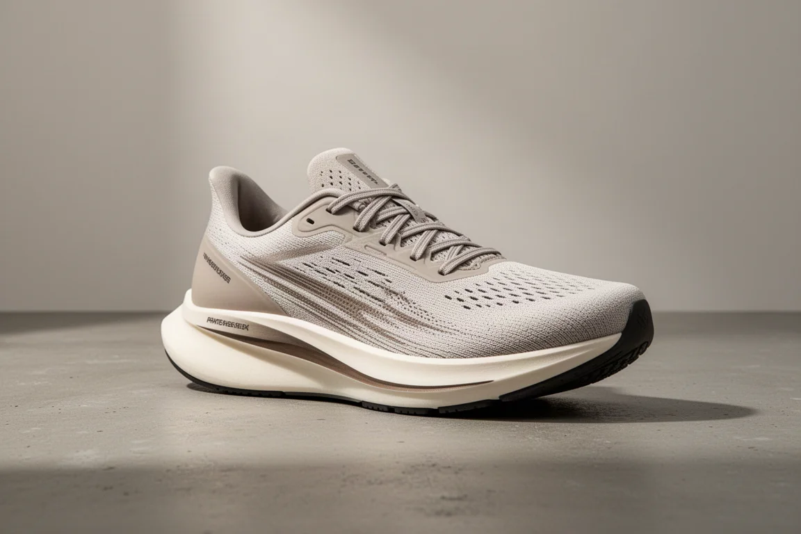 Scarpa da running Puma Deviate Nitro fotografata di tre quarti sul cemento
