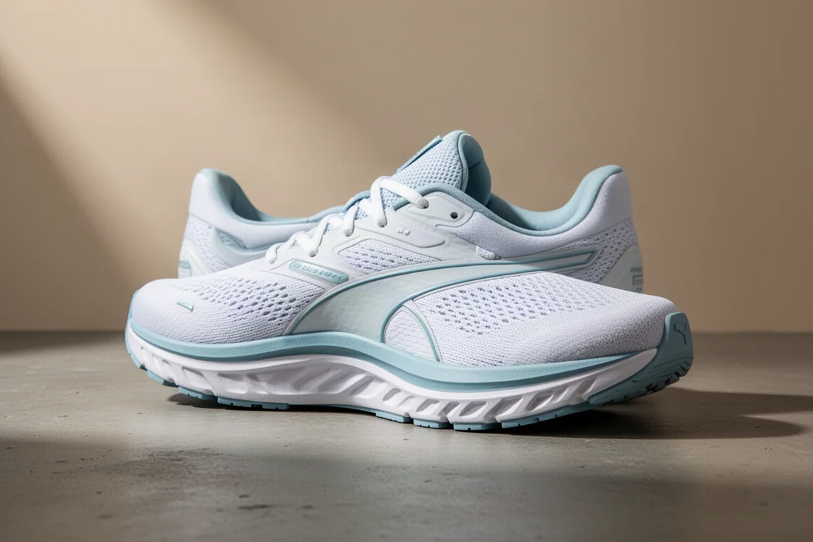 Puma Forever Run 2 Laufschuh auf einer matten Betonoberfläche