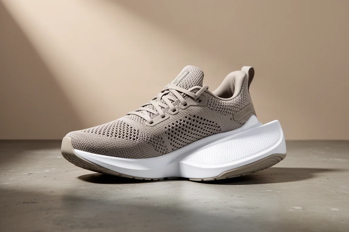 Puma Magnify Nitro 2 max cushion running shoe on a concrete surface