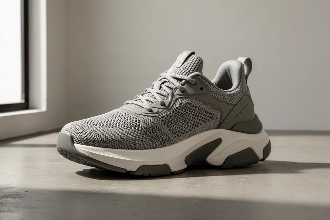 Puma Magnify Nitro 2 running shoe with thick cushioned midsole on concrete