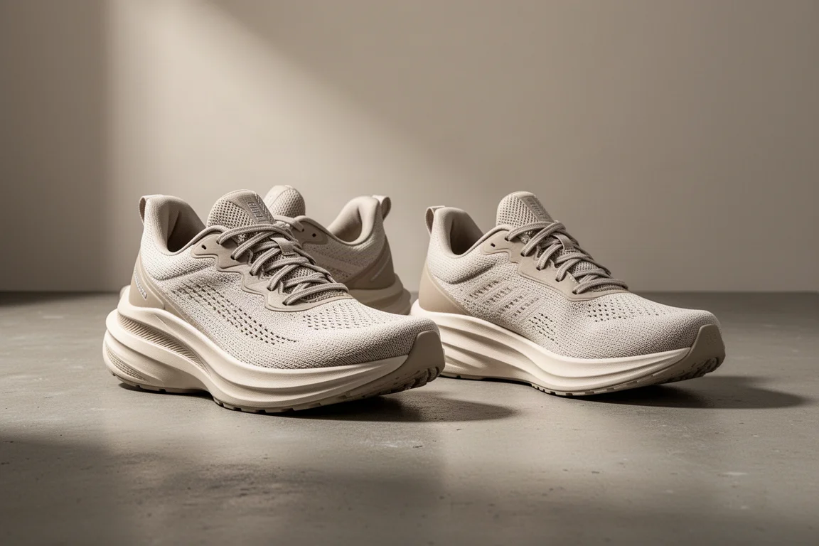 Puma Magnify Nitro 3 and MagMax Nitro 2 running shoes side by side on concrete