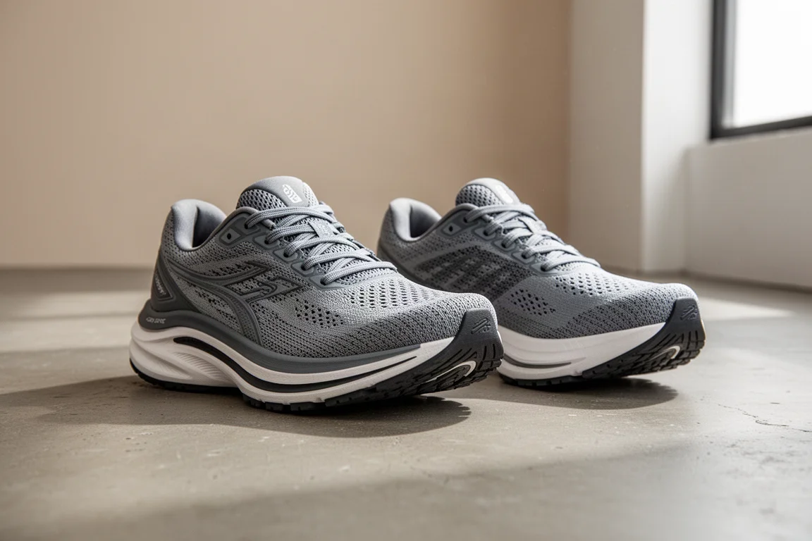 Deux chaussures de running Puma Nitro côte à côte sur une surface neutre