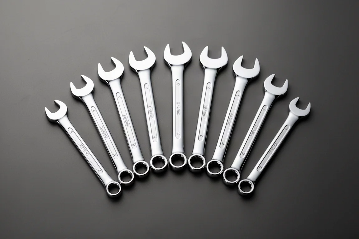 Quinn 10 Piece SAE and Metric Combination Wrench Set product image