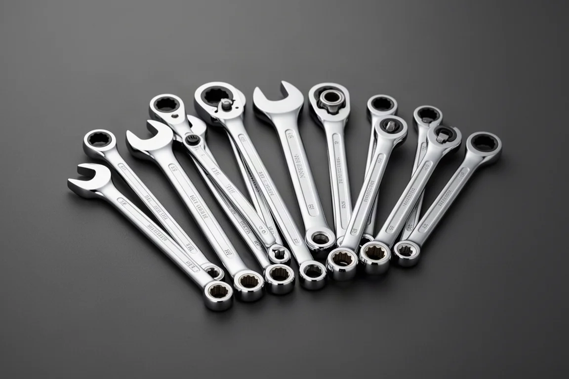 Quinn 100-Tooth Combination Ratchet Wrench Set product image