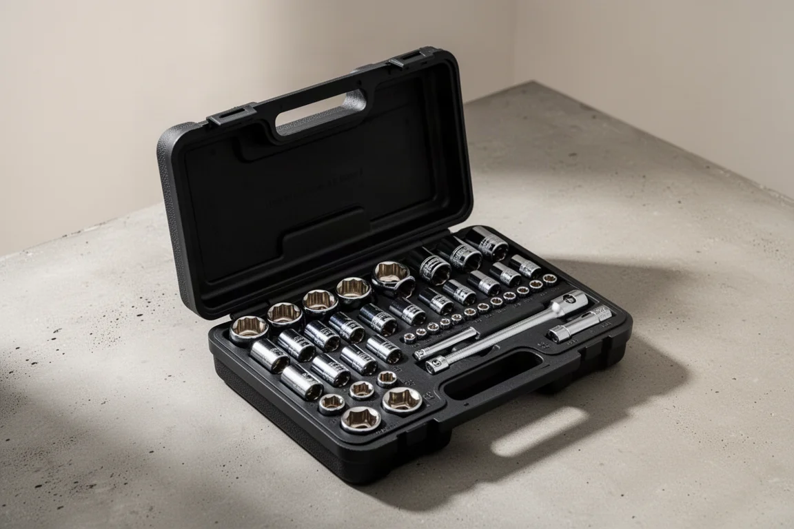 Quinn 3/8-Inch Drive 72-Piece Socket Set product image