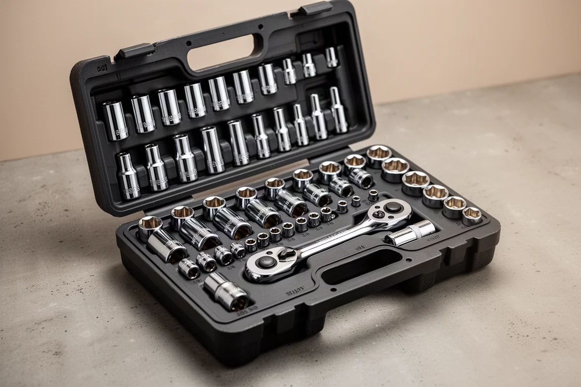Quinn 3/8 Drive Chrome Master Socket Set product image