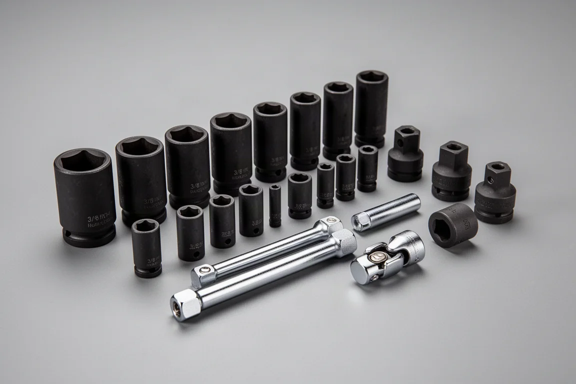 Quinn 3/8 Inch Impact Master Socket Set product image