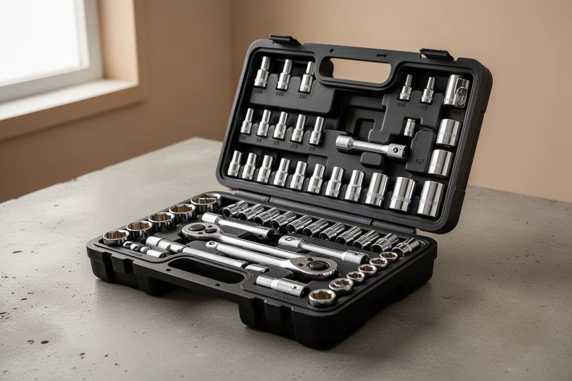 Quinn Master 3/8 Drive SAE and Metric Socket Set product image