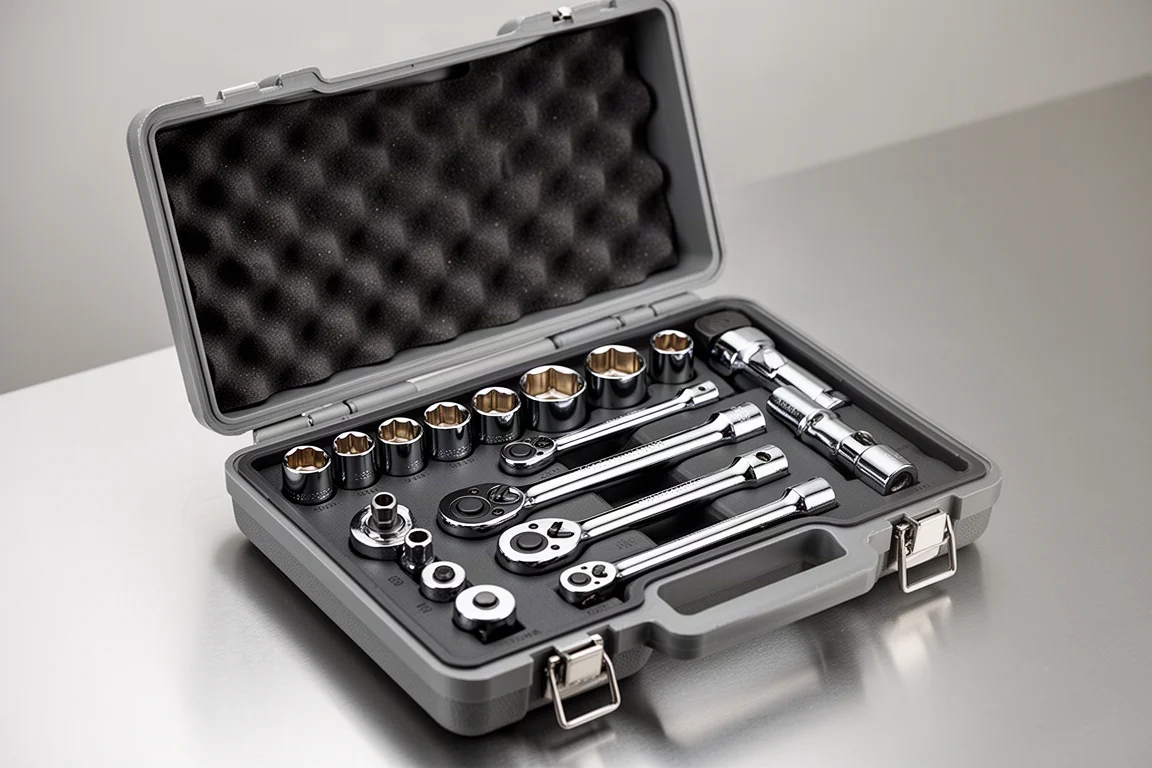 Quinn Master Chrome Socket Set (1/4 in, 3/8 in, 1/2 in) product image