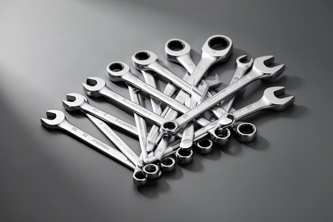 Quinn Ratcheting Combo Wrench Set product image