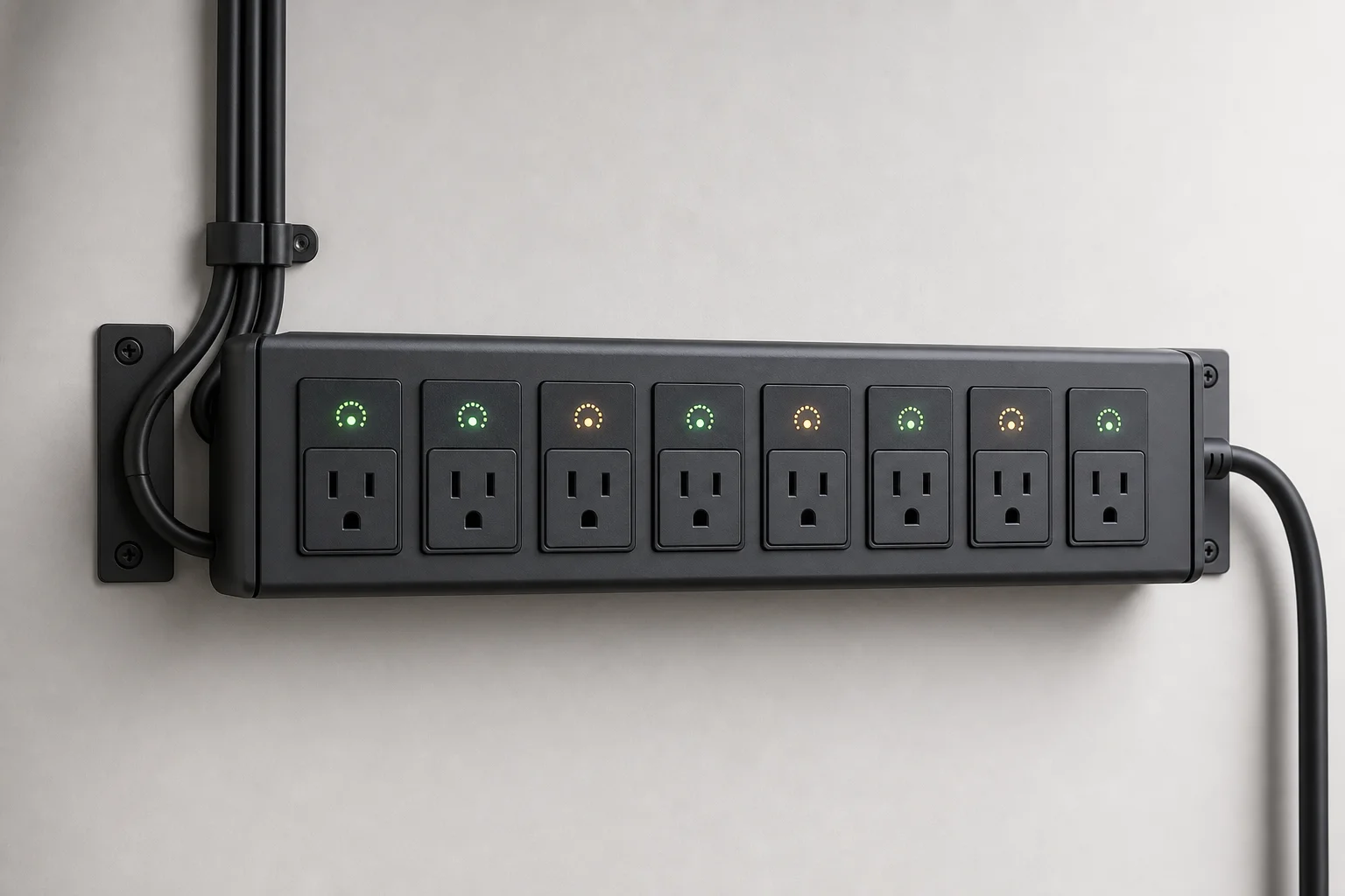 帶有指示燈的智慧電源管理排插