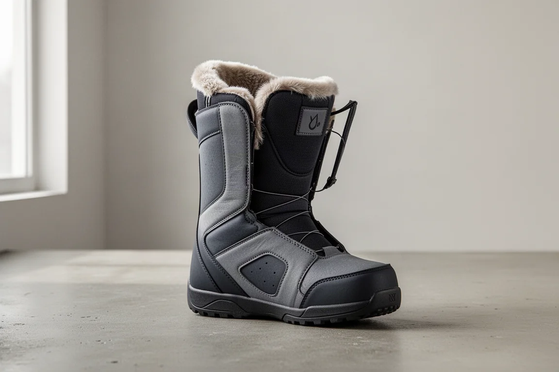 Innenboot eines Snowboardboots mit Fersentasche und Butterfly-Wrap-Detail