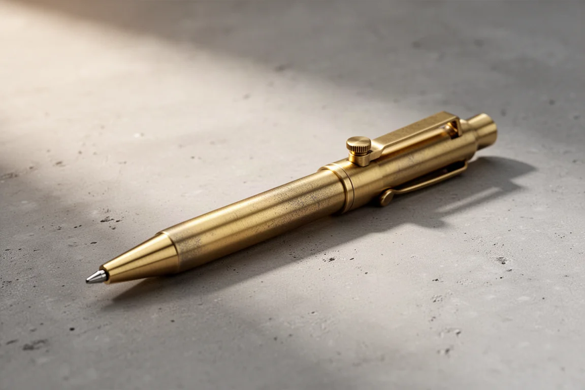 Ridge Brass Bolt Action Pen product image