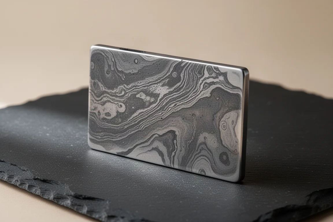 Ridge Forged Damascus Wallet product image