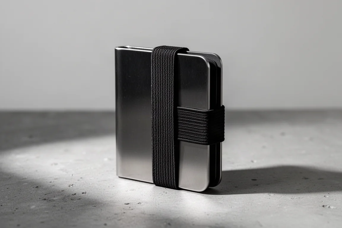 Ridge Matte Black Wallet product image