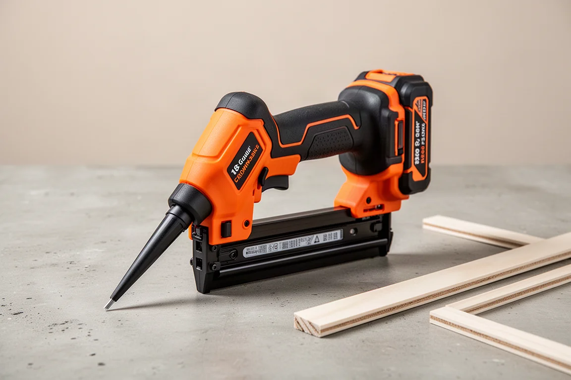 Ridgid 18V 18-Gauge Crown Stapler product image