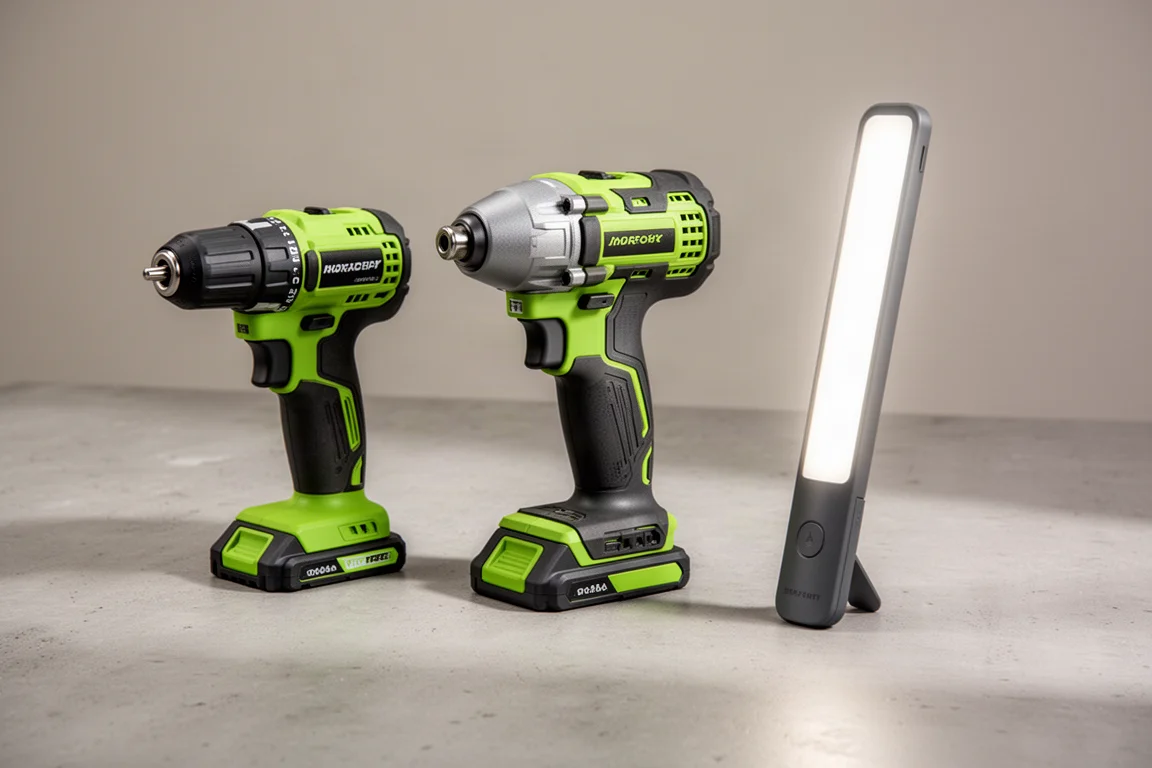 Ridgid 18V 3-Tool Combo Kit product image