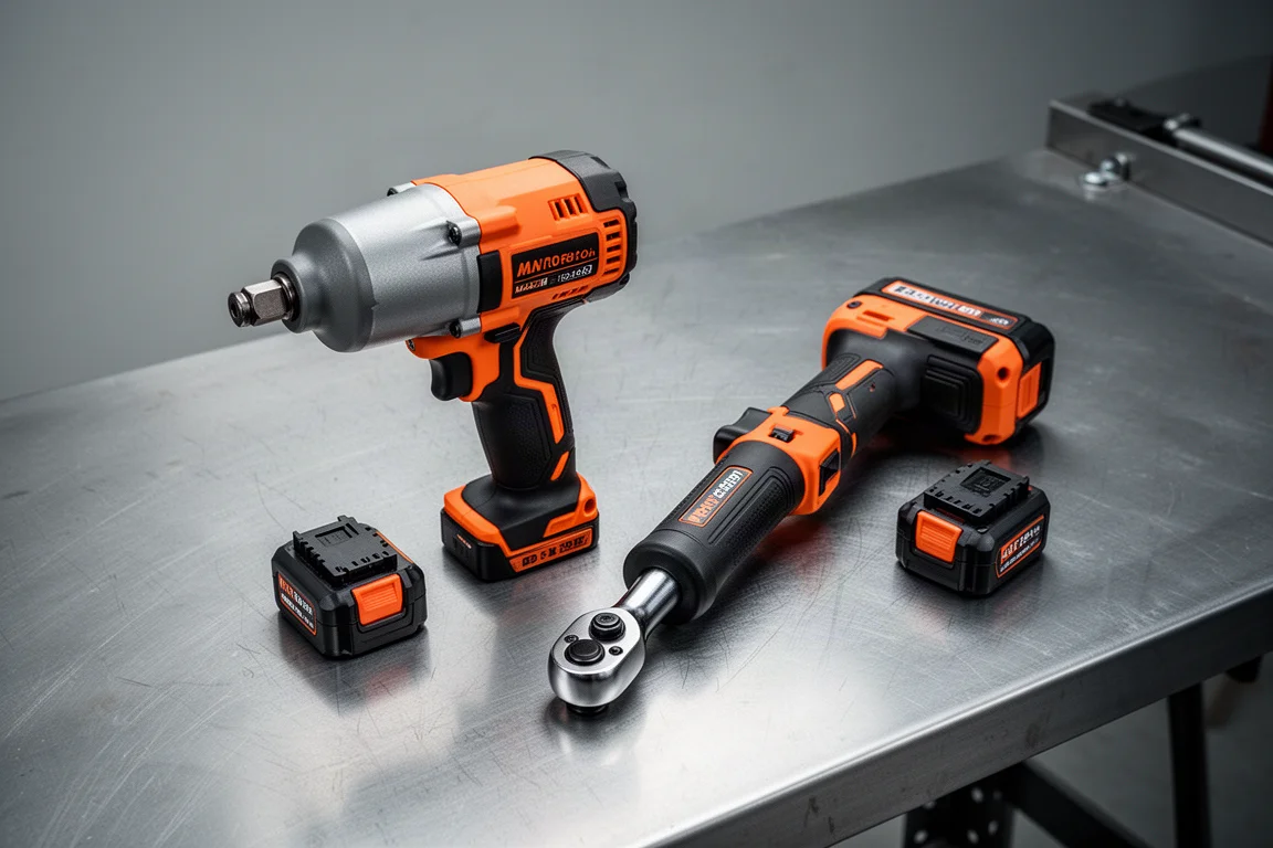 Ridgid 1/2 inch Impact Wrench and 3/8 inch Ratchet Kit product image