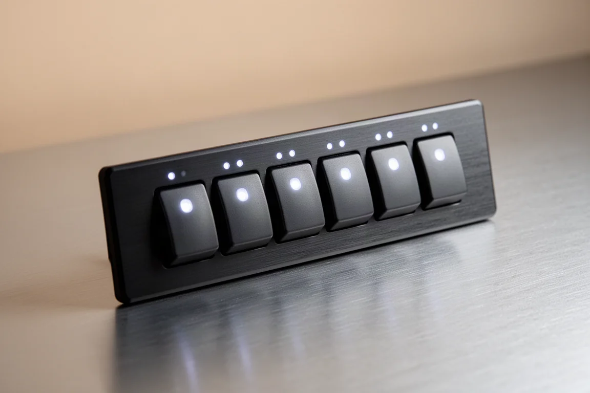 Road Shock Universal LED Gang Switch product image