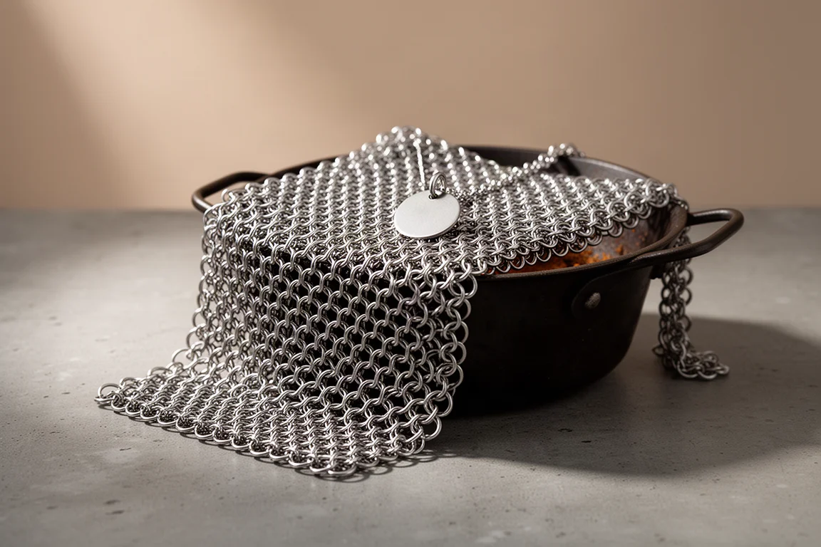 Roast Easy Stainless Steel Chain Mail Roasting Wrap product image