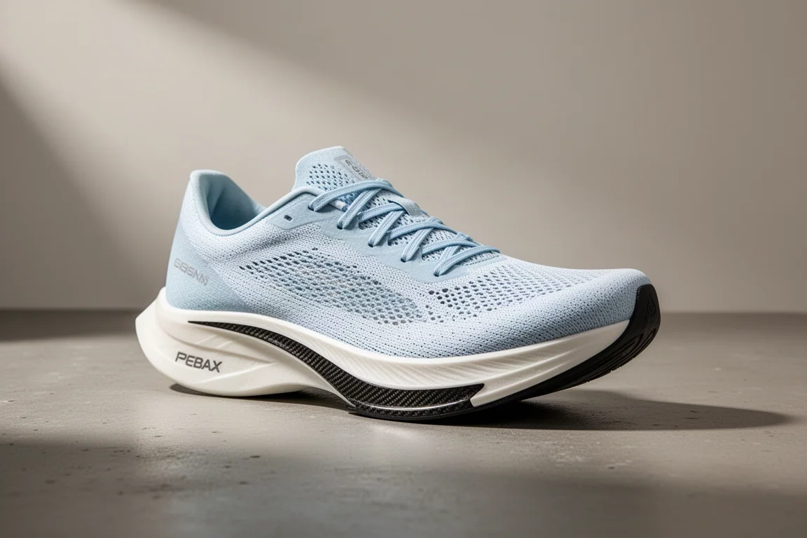 Run So Fly Flare Elite racing shoe on a matte concrete surface
