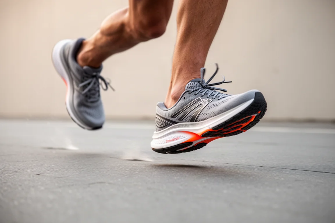 Daily trainer in use on a smooth pavement during an easy morning run