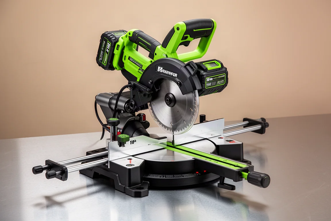 Ryobi 10" Cordless Sliding Compound Miter Saw with Stand product image