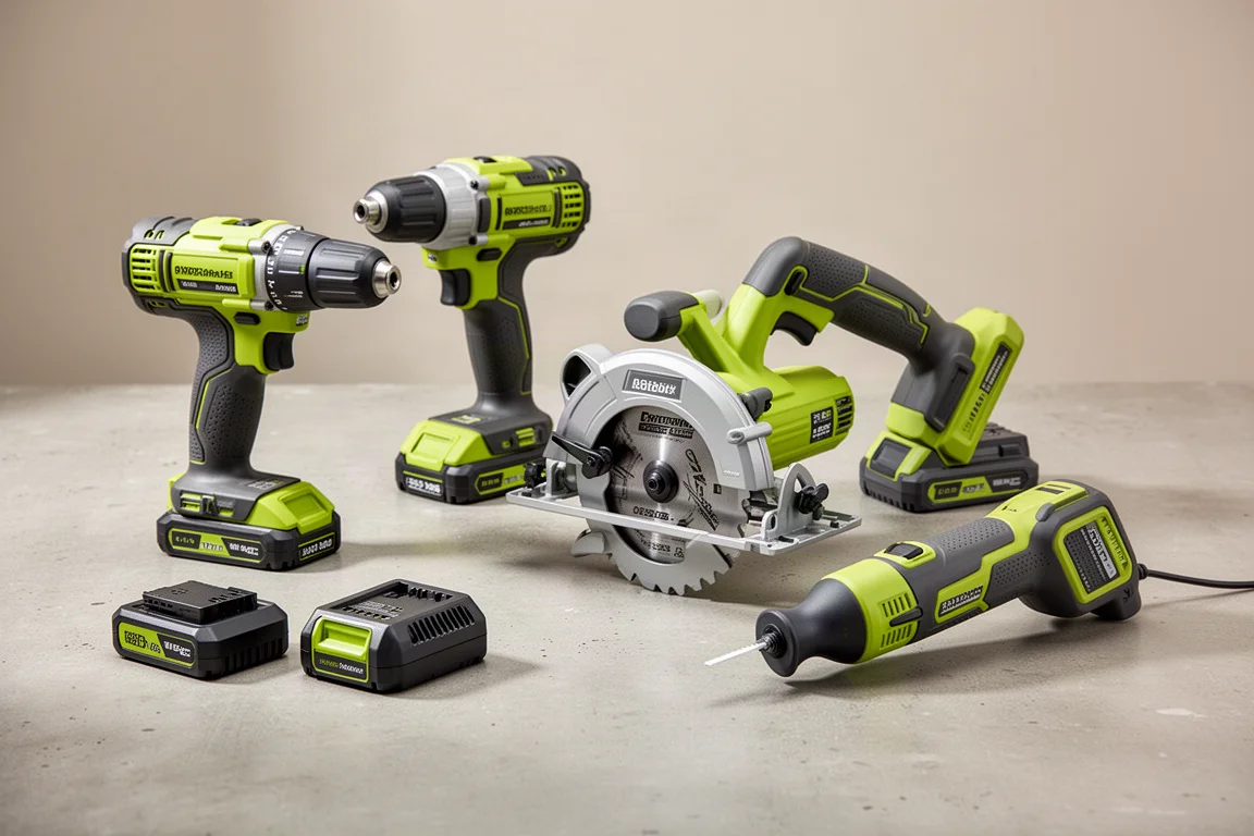 Ryobi 18V 4-Tool Combo Kit product image