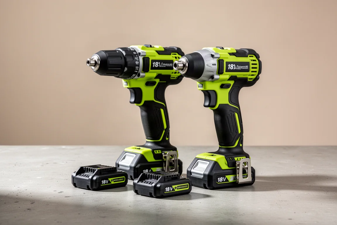 Ryobi 18V Drill and Impact Driver Kit product image