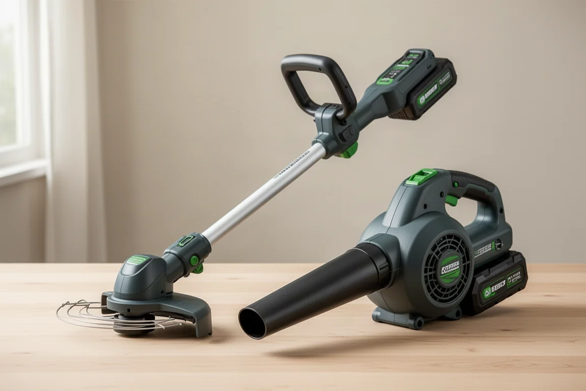 Ryobi 18V ONE+ Trimmer and Blower Combo Kit product image