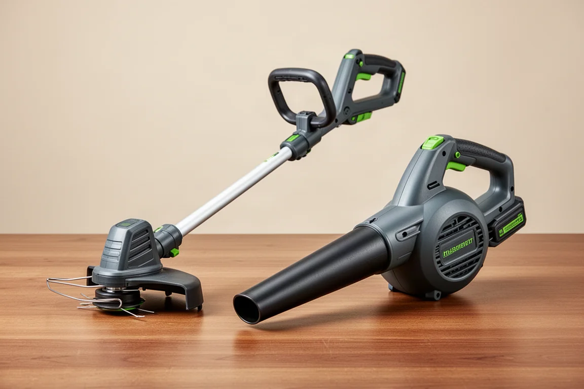 Ryobi 18V One+ Trimmer and Blower Combo Kit product image