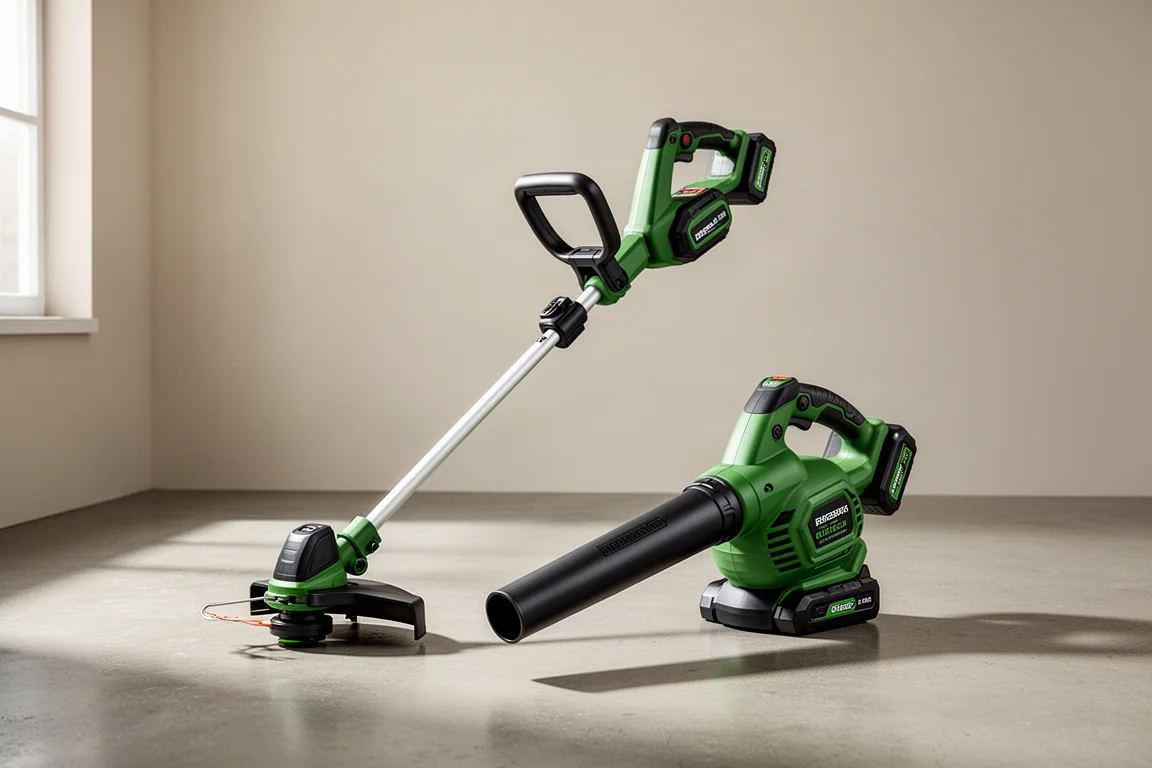 Ryobi 40V String Trimmer and Blower Combo Kit product image