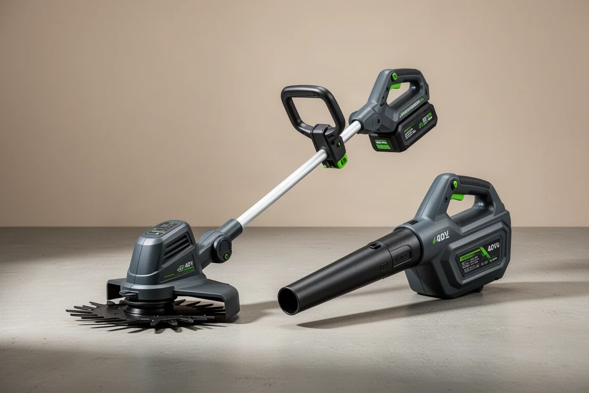 Ryobi 40V Whisper Series Trimmer and Blower Combo Kit product image