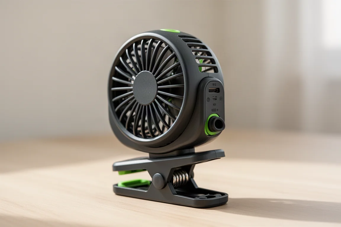 Ryobi 4V Misting Clamp Fan product image
