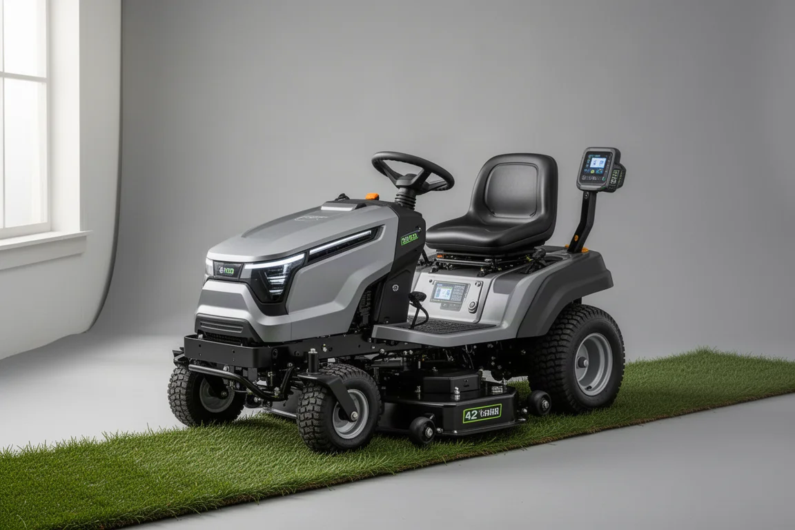 Ryobi 80V HP Brushless 42" Lithium Electric Riding Lawn Tractor product image