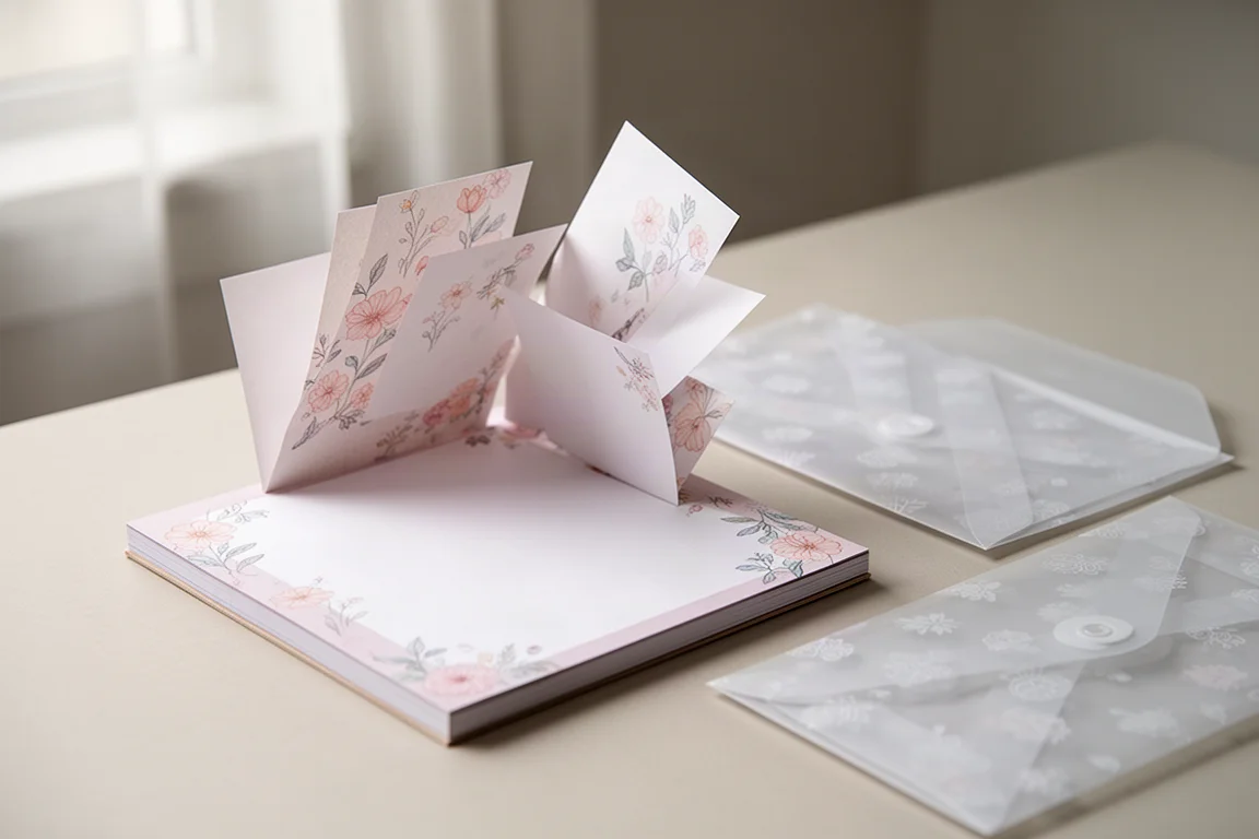 Ryu-Ryu Letter Sets and Pop Up Memo Pads product image
