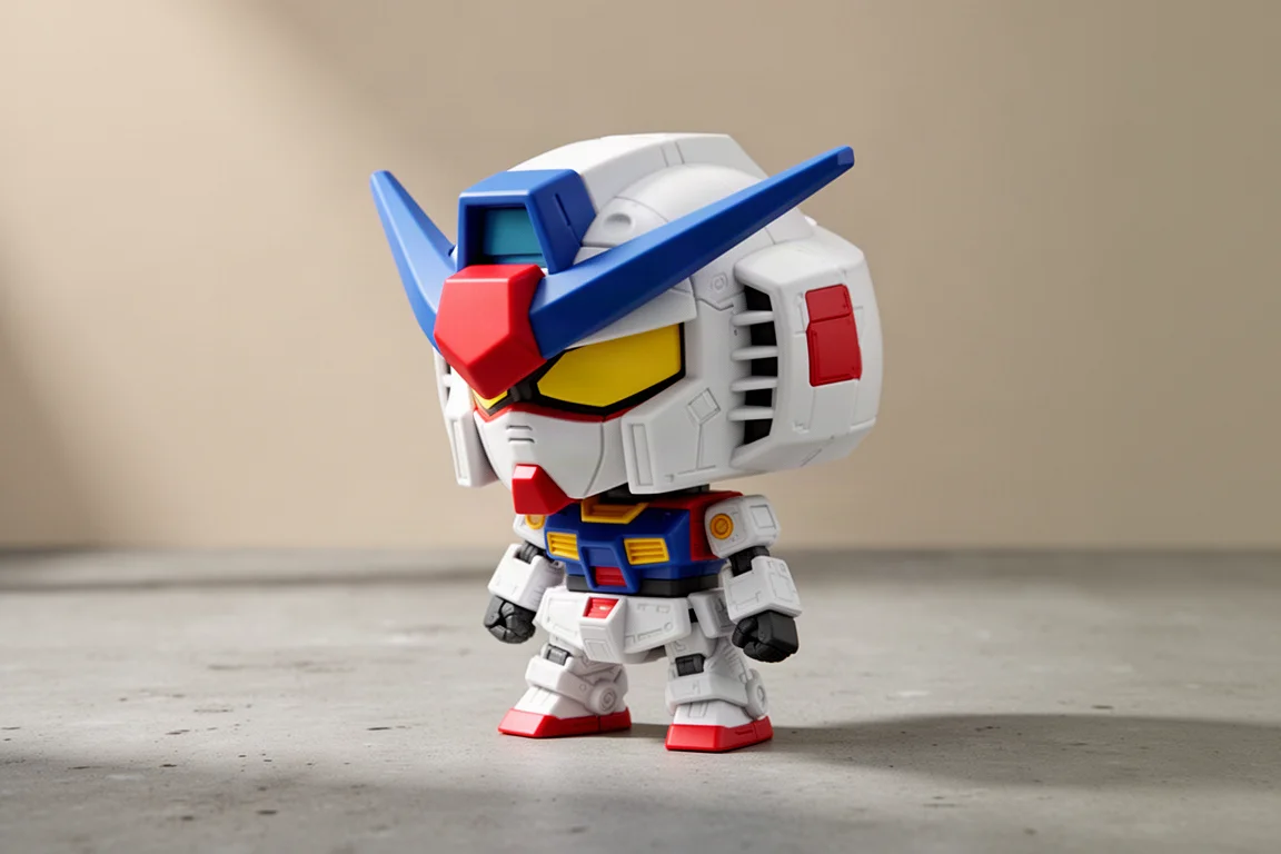 Sad Gundam RX78-2 Gacha Figures product image