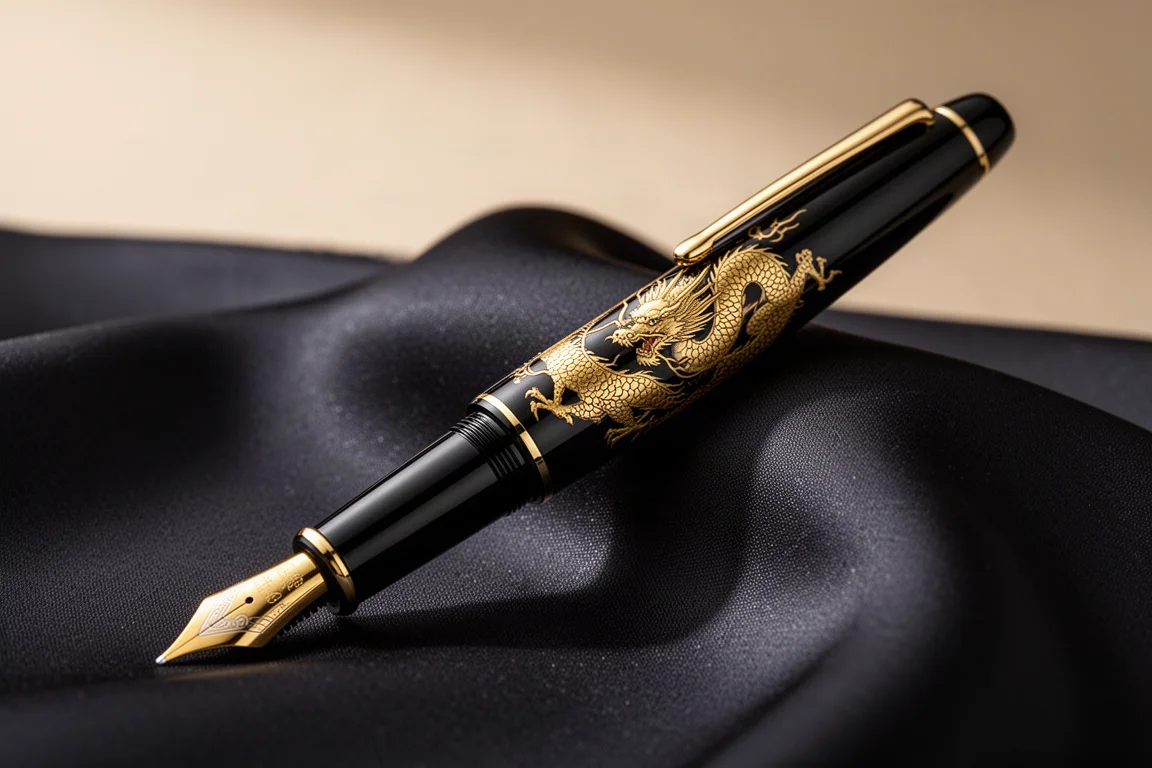 Sai Golden Dragon Maki-e Fountain Pen product image