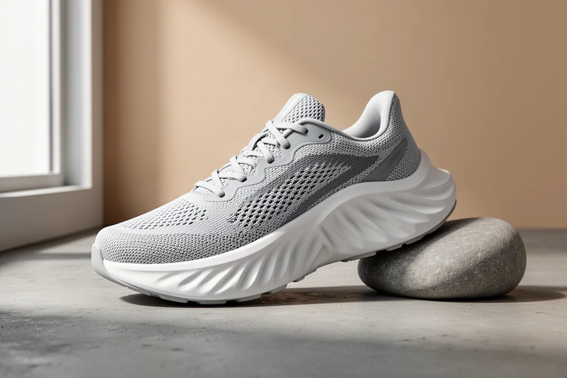 Salomon Aero Glide road running shoe on matte concrete surface