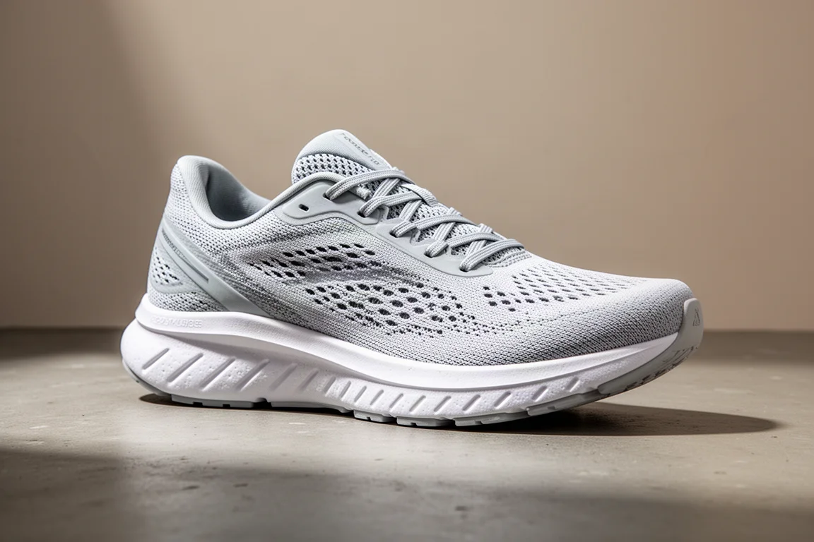 Salomon Aero Volt 路跑鞋置於水泥地面上