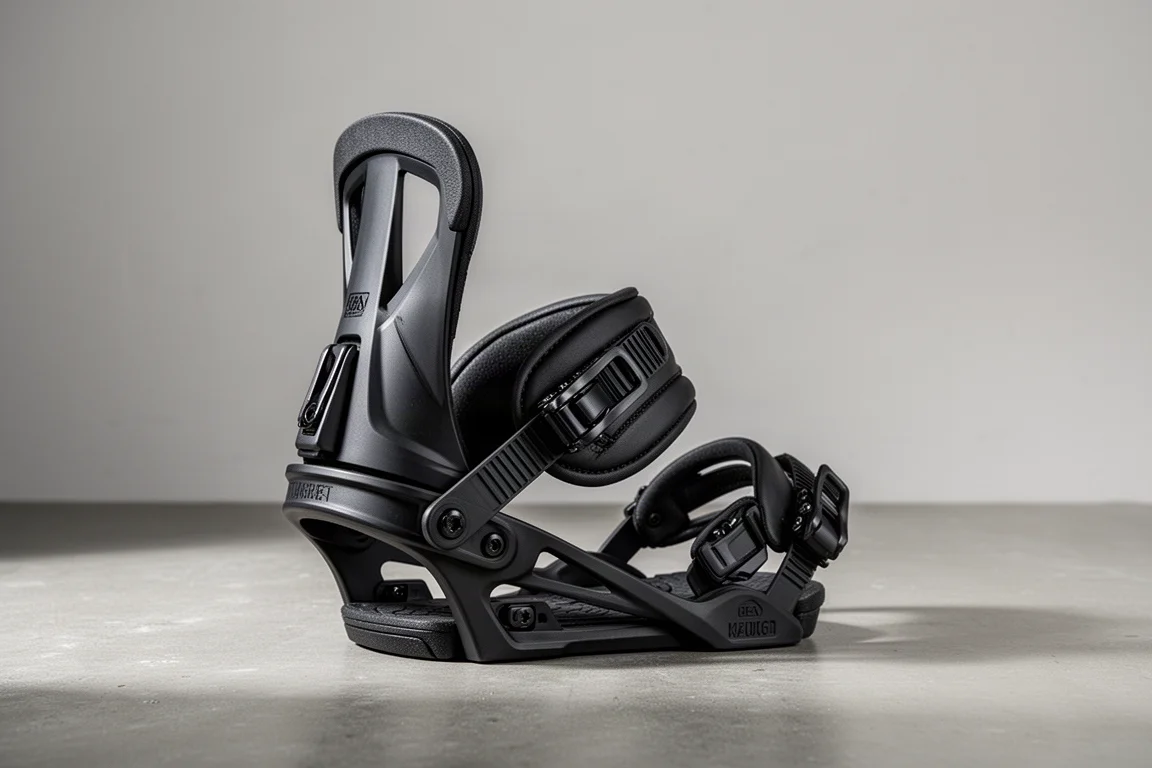 Salomon District Pro snowboard binding on a concrete surface