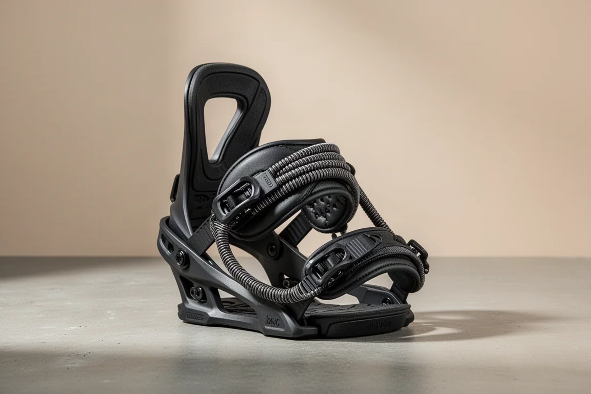 Salomon Shadow Fit snowboard binding on a concrete surface