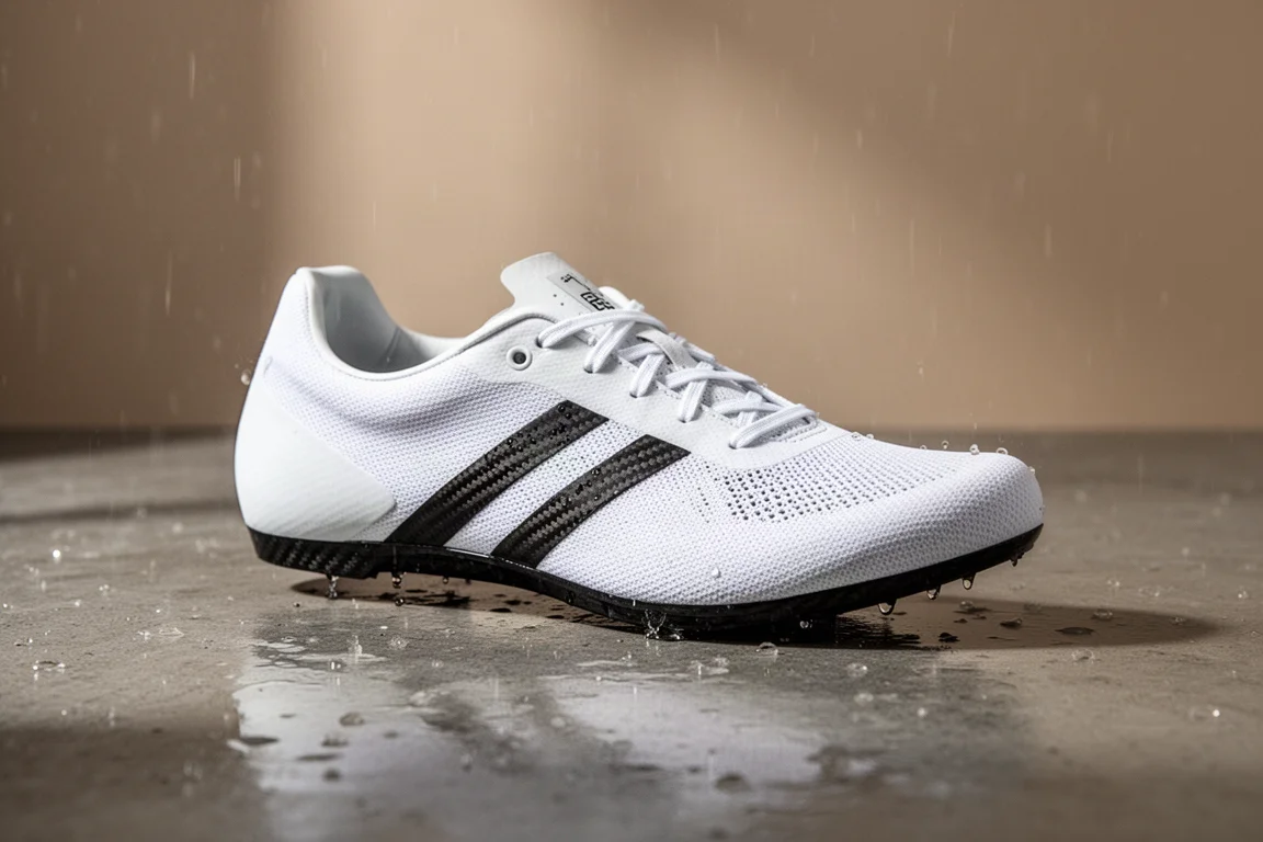 Salomon S/Lab Phantasm 2 carbon racing shoe on wet concrete surface