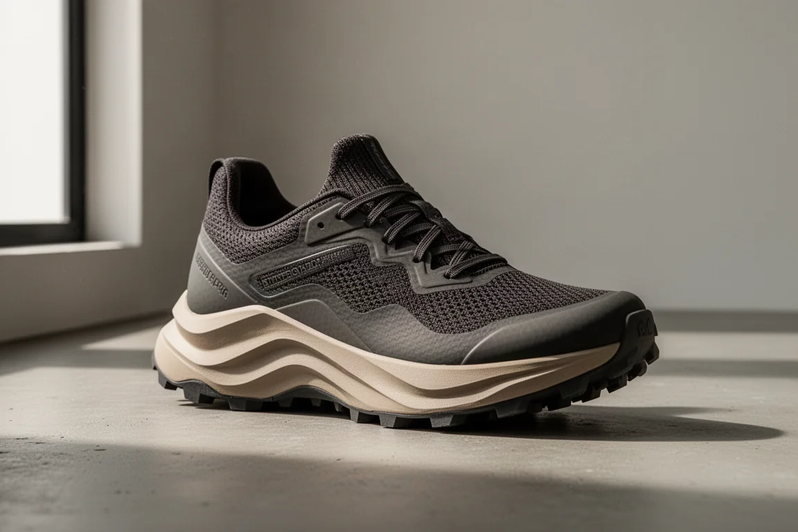 Scarpa da trail Salomon S/Lab Ultra Glide 2 con midsole scolpita su cemento