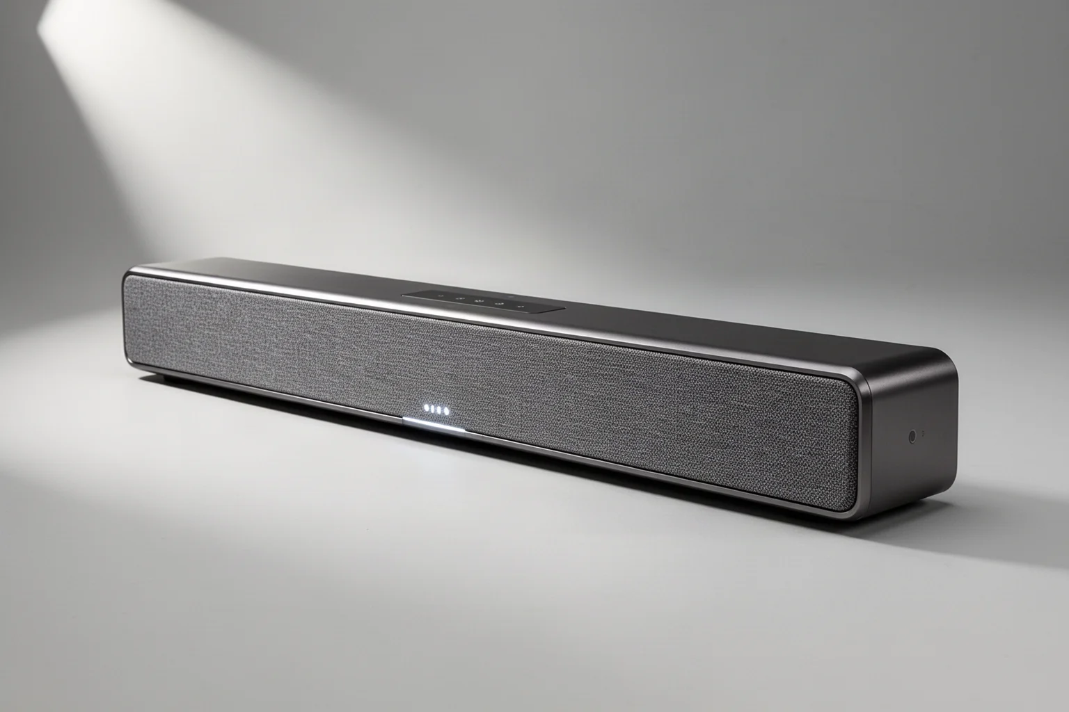 Barra de sonido Samsung HW-Q990H con satélites y subwoofer en una sala de estar moderna